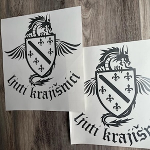 Sticker Ljuti Krajisnici | Bosnië | Bosnië | Bosnië-Herzegovina | Vinyloverdrukplaatjesticker:
