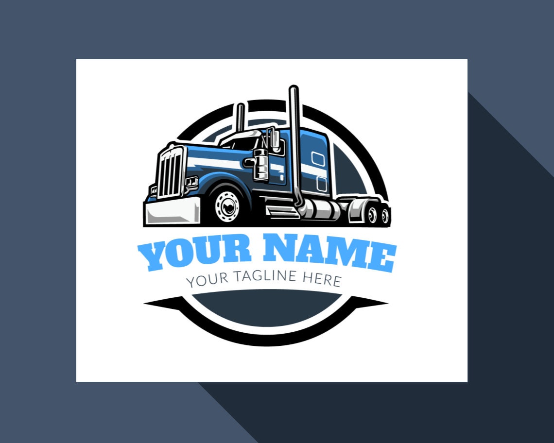 design dispatching, trucking, transport, logistic and auto detailing logo