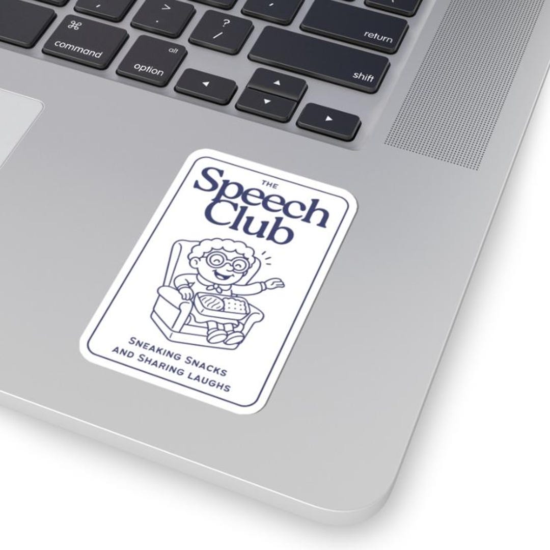Slp Sticker Silly Funny Granny Speech Therapist Sticker, SLP Sticker, SLP Grad Gift ...
