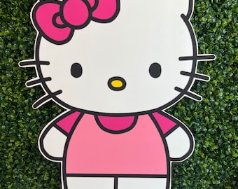 Kitty Large Cut Out, Kitty Prop, Props for Decorations, Large Props, Large Cut Outs, Kitty Party
