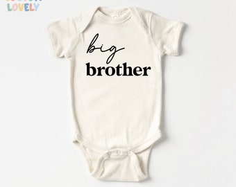 T-shirt enfant Big Brother, t-shirt unique faire-part Big Brother, cadeaux pour garçon, cadeaux pour filles, chemise pour tout-petit