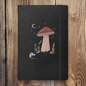 Whimsical Mushroom Notebook, Cute Fungi Journal, Aesthetic Cottagecore Sketchbook, Fantasy Nature Gift, Spooky Mushroom Planner