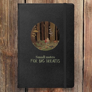 Scenic Forest Notebook, Mushrooms & Fall Nature-Inspired Gift, Nature Art - Lined Pages for Writing and Notes for Nature Lovers