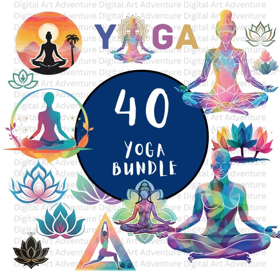 Yoga - print, PNG, T-shirt print, Sublimation File, transparent background Print