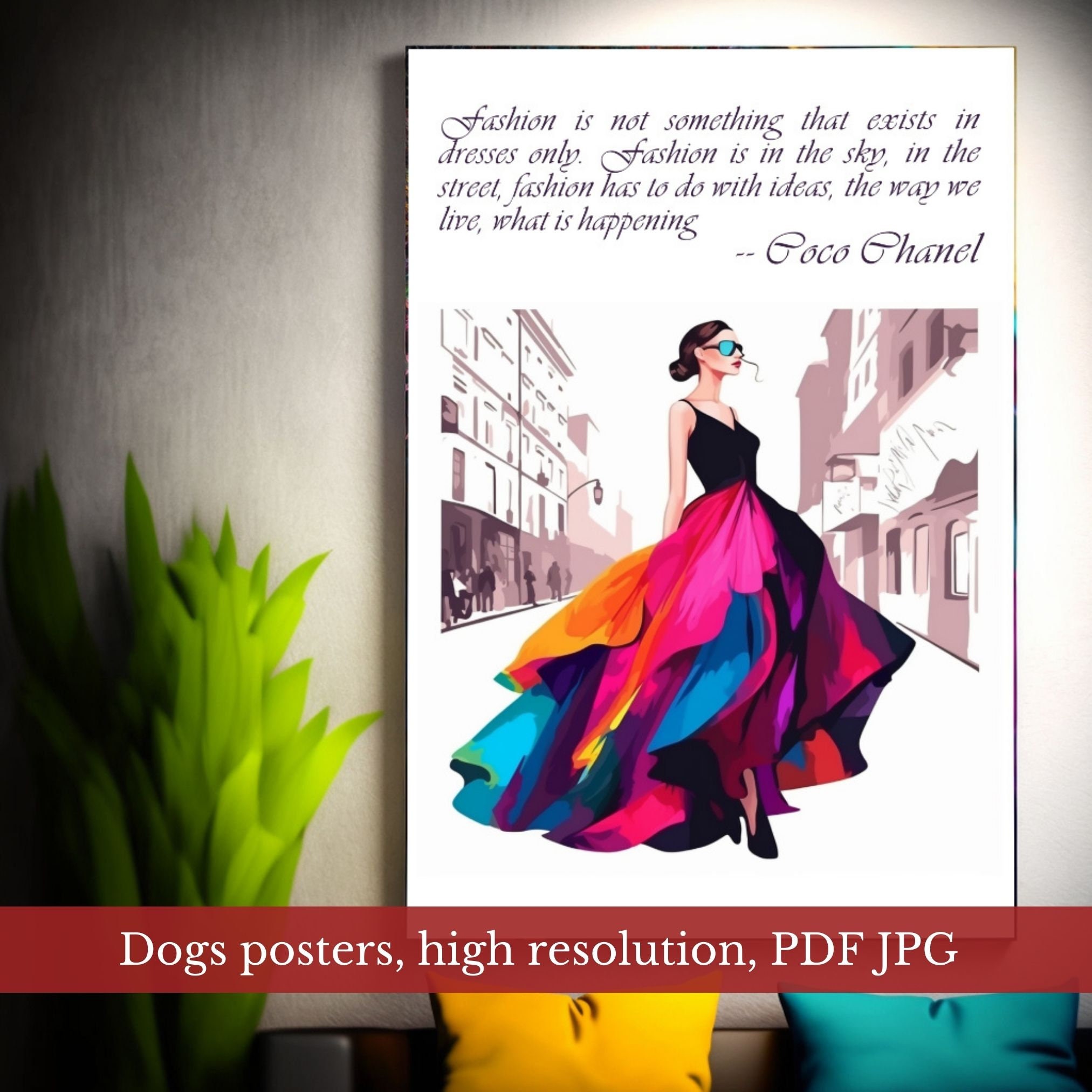 Fashion Posters, Watercolor, DIGITAL DOWNLOAD - Etsy UK