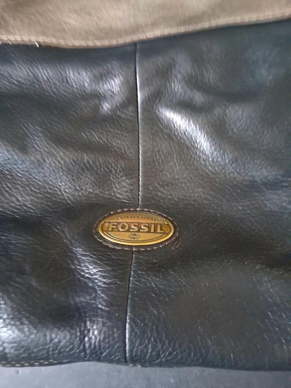 Bohemian Fossil colorblock coated leather multi-c… - image 3