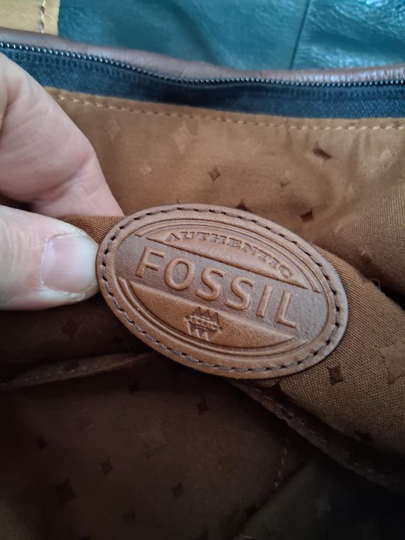 Bohemian Fossil colorblock coated leather multi-c… - image 8