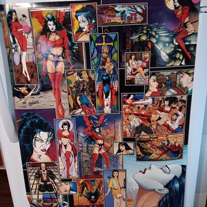 Rare Shi Comics Poster 24X36 1995 William Tucci Comic Images Wall Art 90s USA