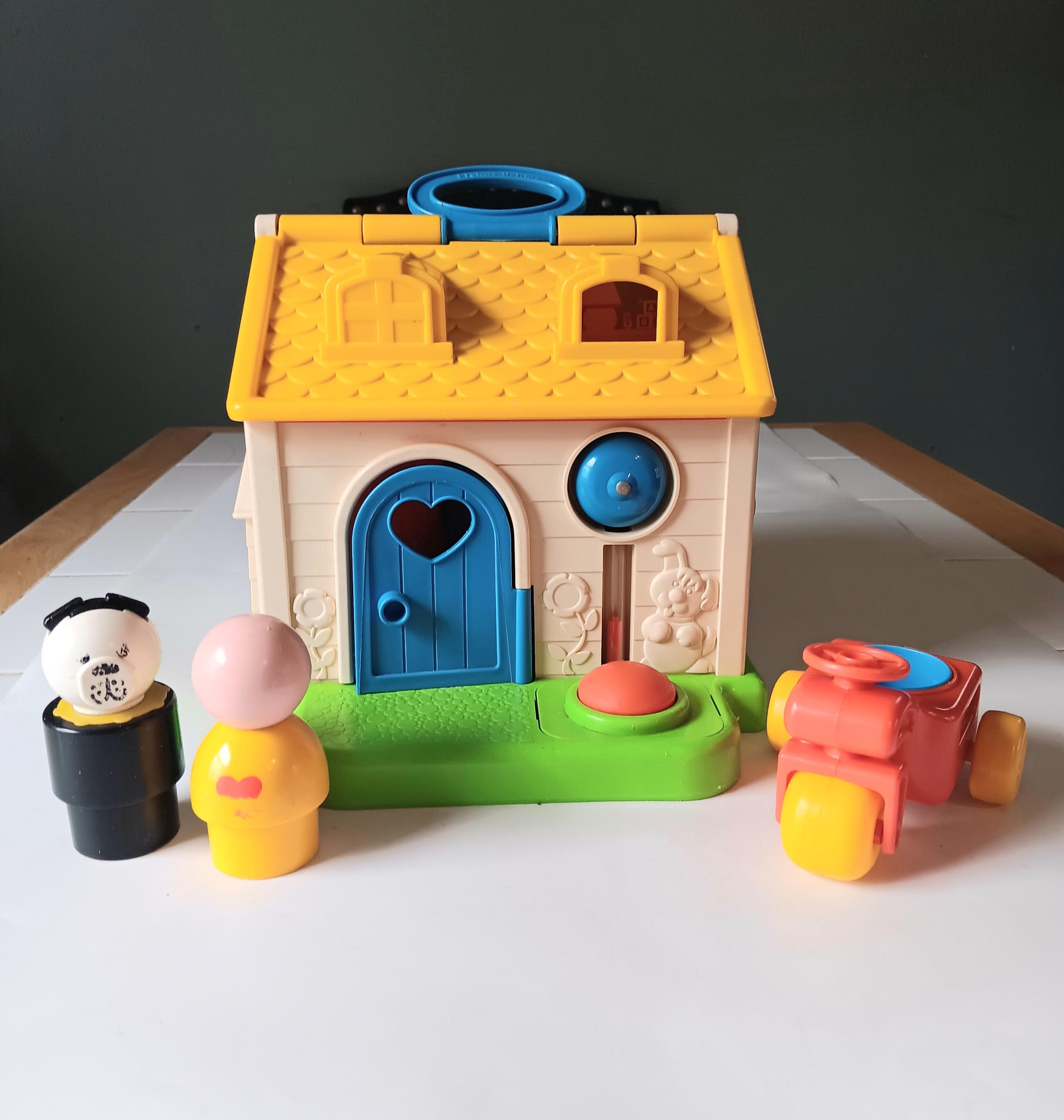 80s Fisher Price Discovery Cottage Activity House 1984 Vintage Toy