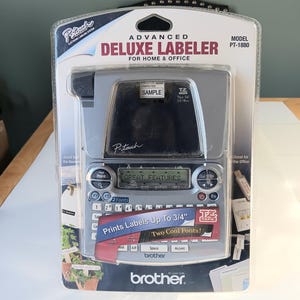 New Brother PT-1880 Advance Deluxe Labeler PTouch Home Office Label Maker System