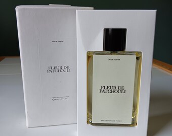 Zara FLEUR DE PATCHOULI ~ 3,04 oz (90 ml) Eau de Parfum Damen Spray Neues Parfüm. Hergestellt in Spanien