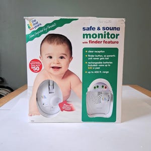Die ersten Jahre Safe & Sound Baby Monitore W / Finder bewegliche wiederaufladbare Set