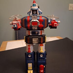 Voltron 1980s Deluxe Warrior figure Matchbox Japan VINTAGE Transformer Toy 13"