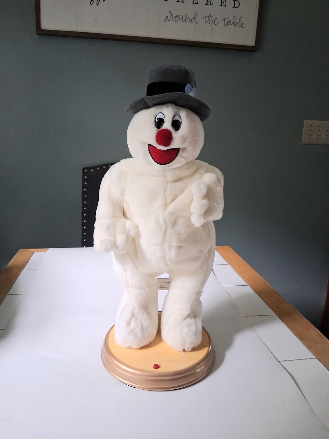 Vintage Gemmy Dancing Frosty The Snowman 90s Animated Plush Christmas vintage-gemmy-dancing-frosty-the-snowman-90s-animated-plush-christmas