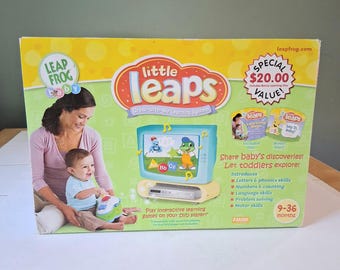 New Leap Frog Baby/toddler  Little Leaps Grow with Me Learning homeschooling System 2 in 1 Open box unused.
