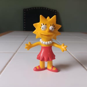vintage 90s jesco toys lisa simpsin toy character figurine 1990