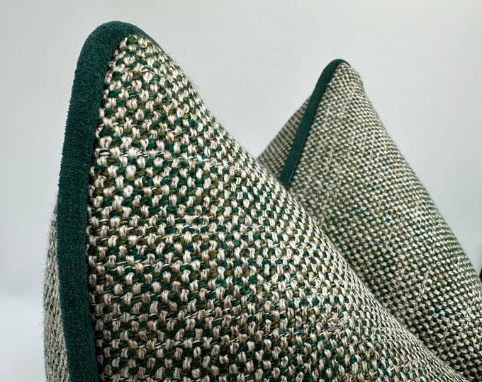 Green - Khun Weave Cotton Pillow Covers (Set of 2)