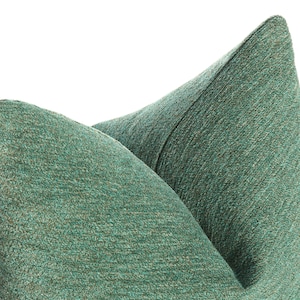 Sage Green Cotton Pillow Cover,Green Textured Chenille Pillow,Thick Cotton Decorative Pillows,Sage Green Throw Pillow Cover, Halloween Gift