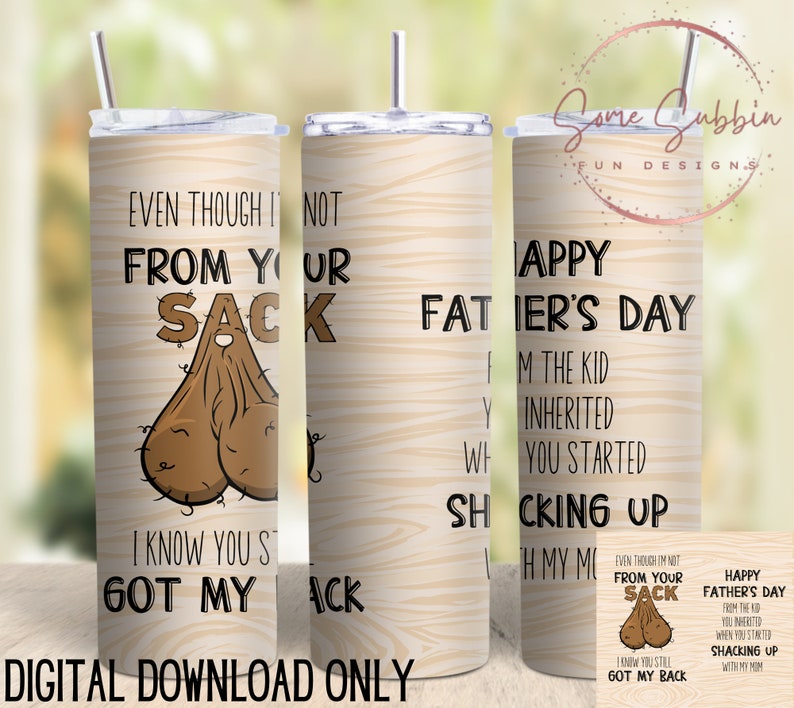 m From Your Sack Thanks For Havng My Back Svg, Fathers Day Svg, Sack Svg, Cute Svg, Step Da
