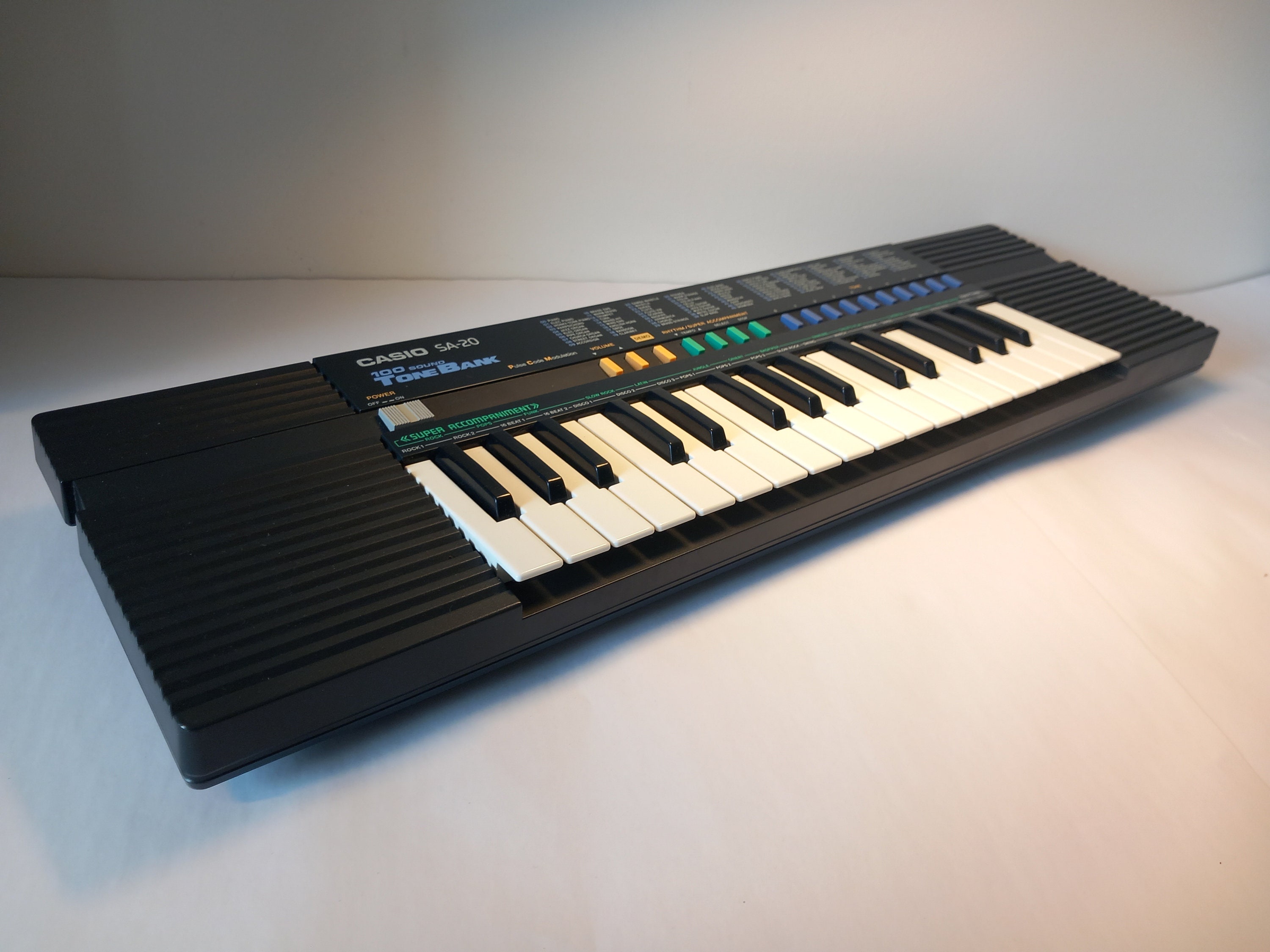 Casio Model SA-20 100 Sound Tone Bank / Vintage Electronic Keyboard Piano -  Etsy