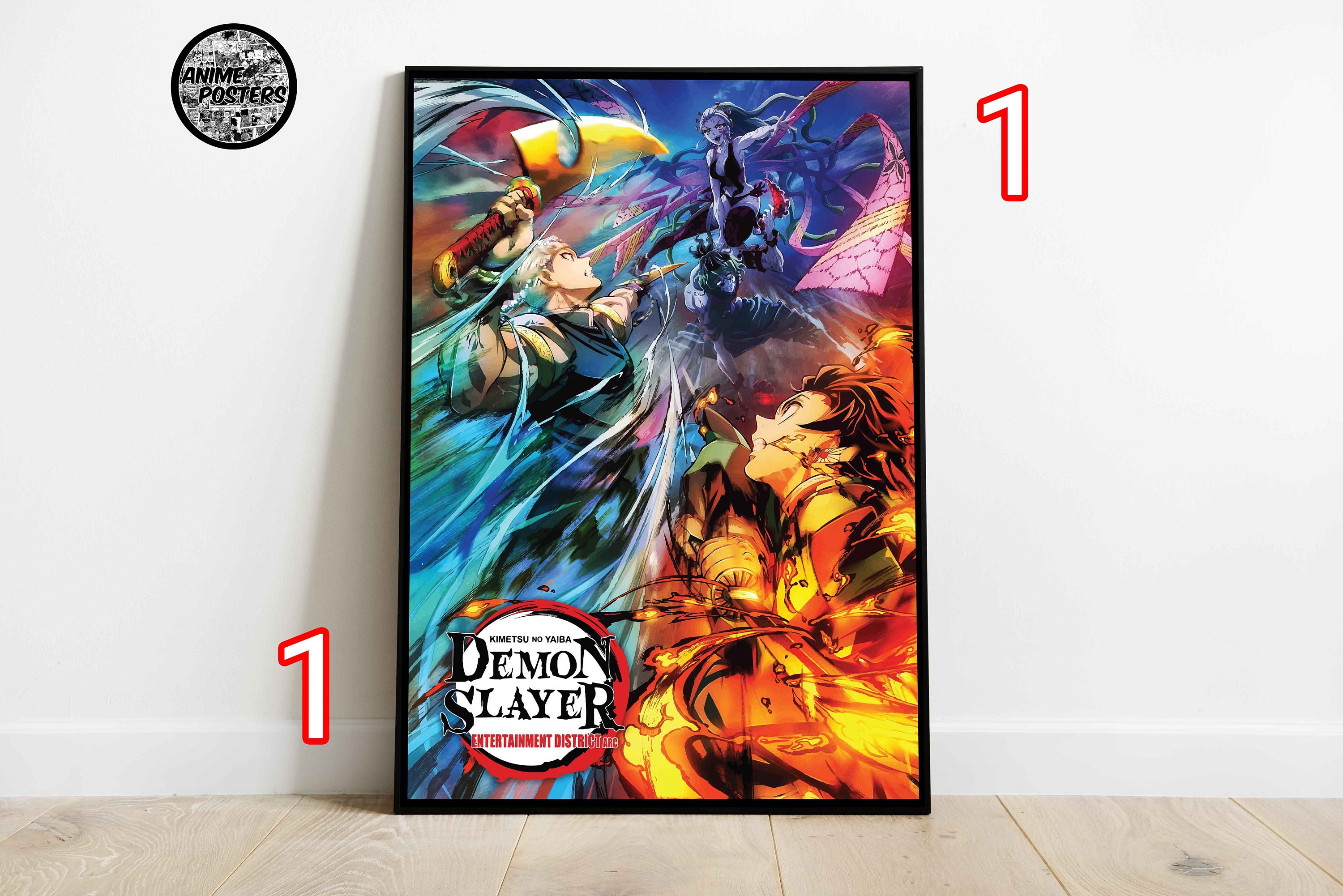 Demon Slayer: Kimetsu no Yaiba Season 2 Official Poster - High Quality  Prints 11x17 