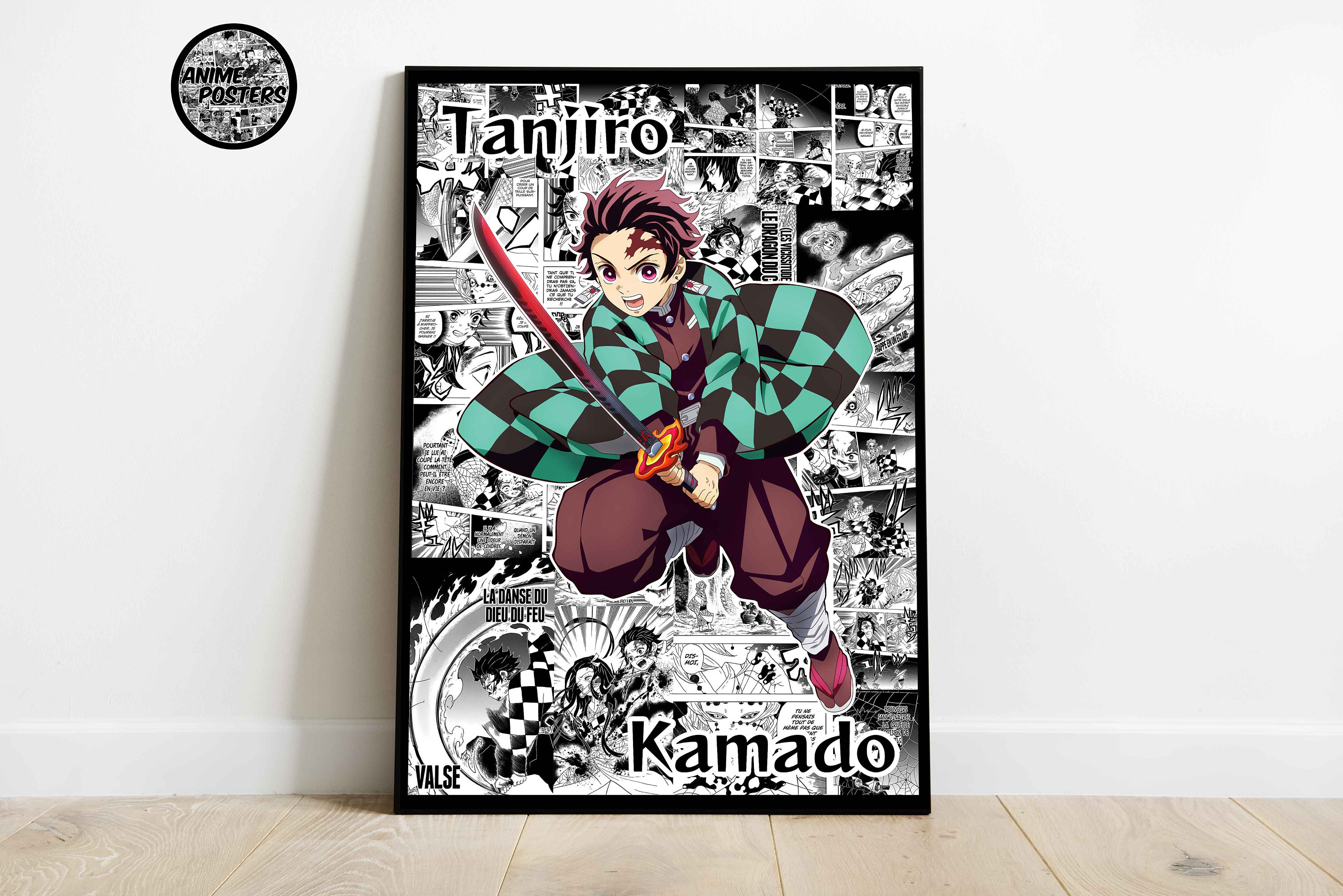 Manga Demon Slayer Kimetsu No Yaiba Tanjirou Nezuko Rengoku Anime Poster  Kraft Paper Vintage Posters Home