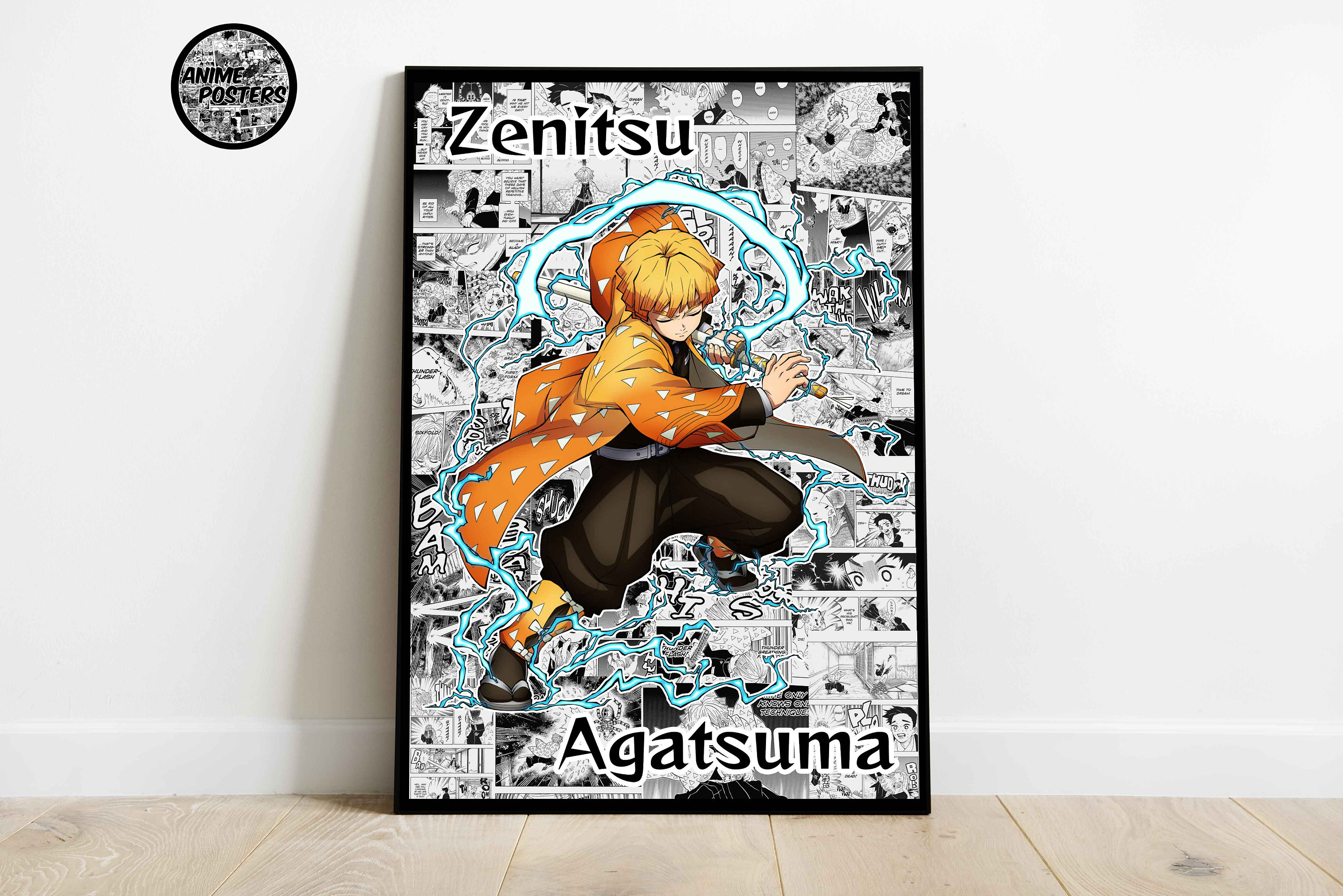 Zenitsu Agatsuma  Anime canvas painting, Anime drawings, Anime character  drawing