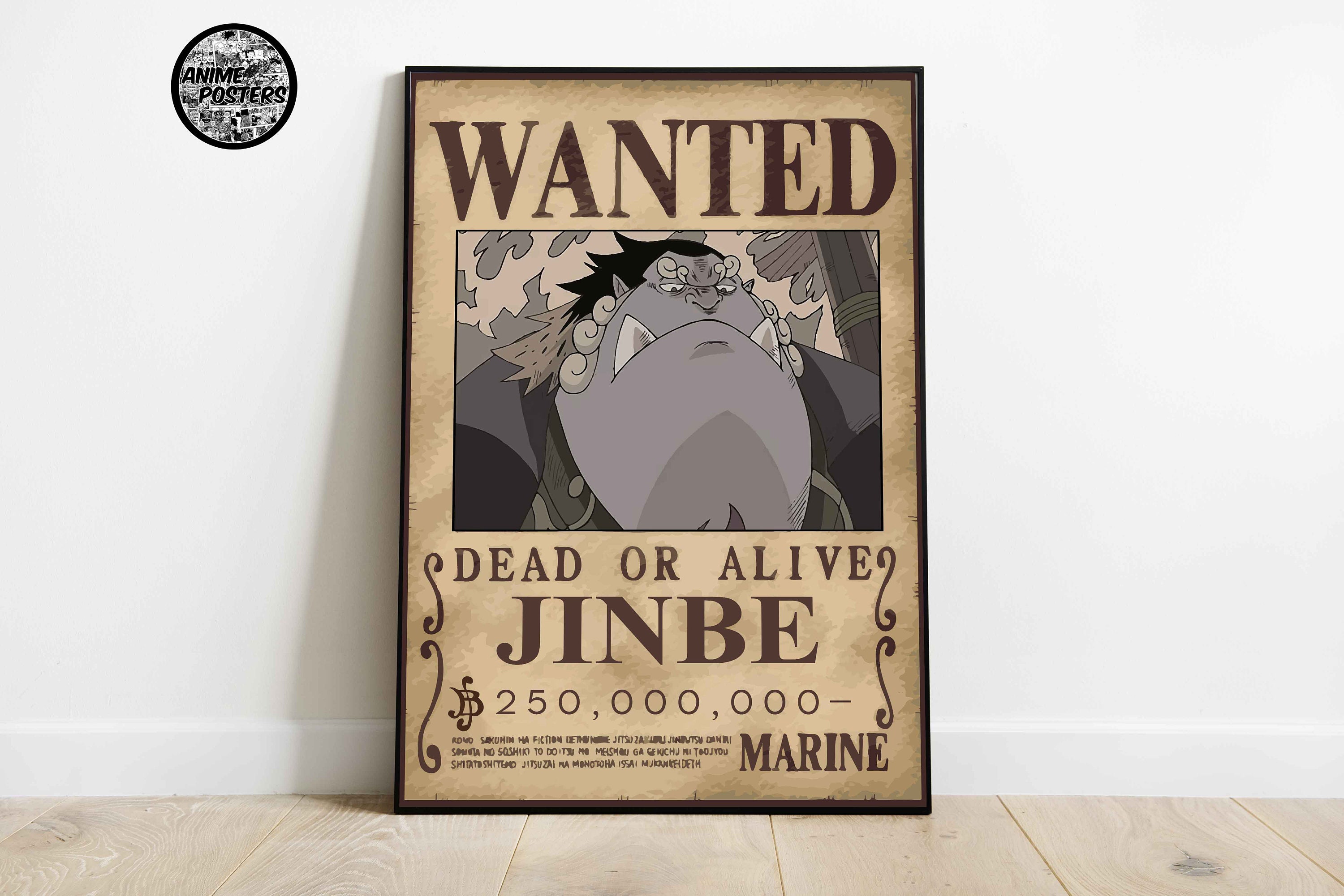 One Piece Franky Wanted Poster Poster Poster – Anime Town Creations