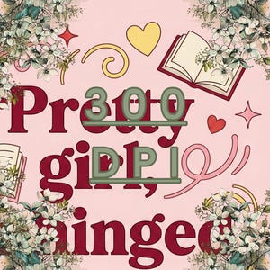 Pretty Girl Unhinged Book Taste Print | Funny BookTok Wall Art | Dark Romance Reader Decor | Pink Coquette Poster | Smut Reader Gift image 5