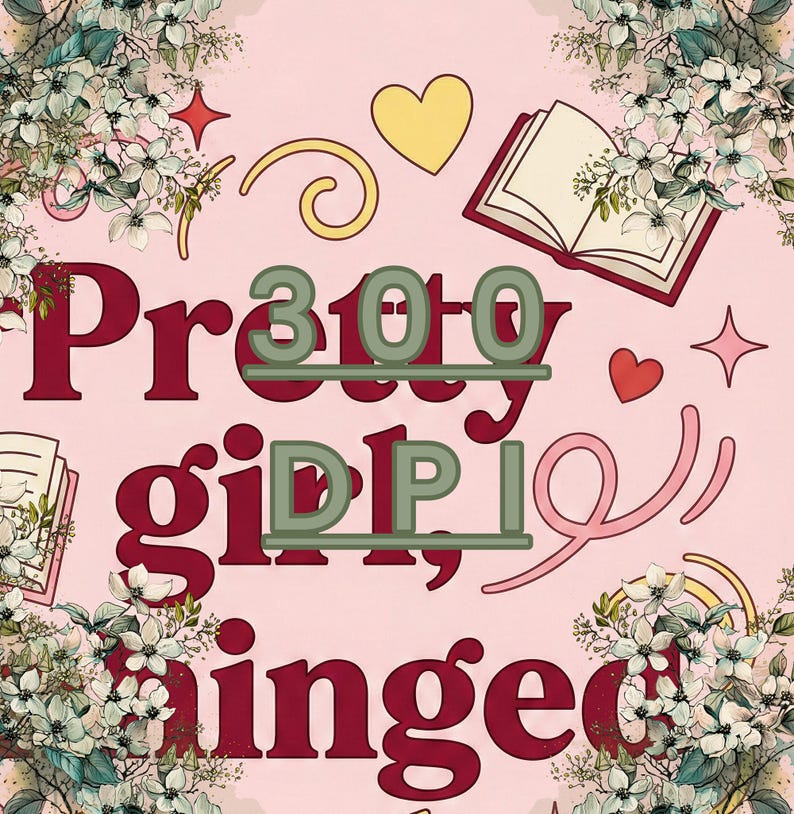 Pretty Girl Unhinged Book Taste Print | Funny BookTok Wall Art | Dark Romance Reader Decor | Pink Coquette Poster | Smut Reader Gift image 5