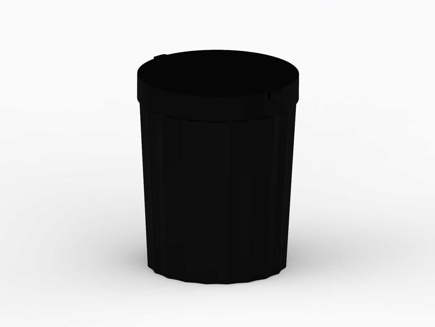 DIY Trash Can With Swing Lid STL Etsy