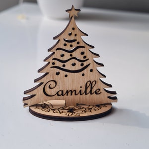 Gepersonaliseerd houten naambordje voor kinderwagen of boom