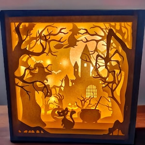 Fichier lightbox halloween sorcière