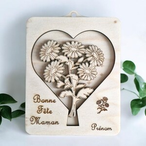 Carte cadeau personnalisée fête des mères anniversaire