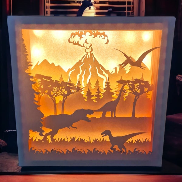 Fichier lightbox dinosaure