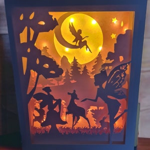 Fichier lightbox fée shadowbox