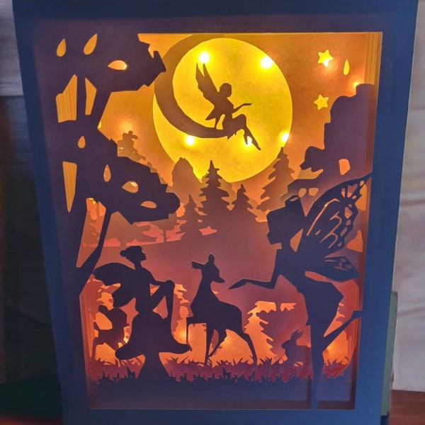 Fairy shadowbox lightbox file Fairy shadowbox lightbox file