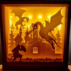 Fichier lightbox dragon, guerrier