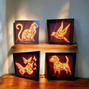 4 Fichiers lightbox animaux LOT 4 Fichiers