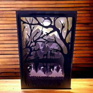 Fichier lightbox nature pour cricut joy
