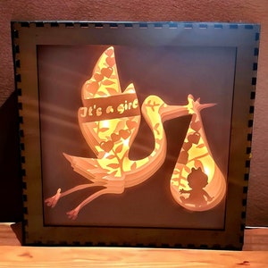 Fichier lightbox bébé enfant girl boy cigogne