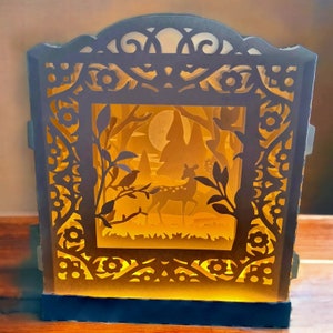 Fichier lightbox popup card animaux forêt
