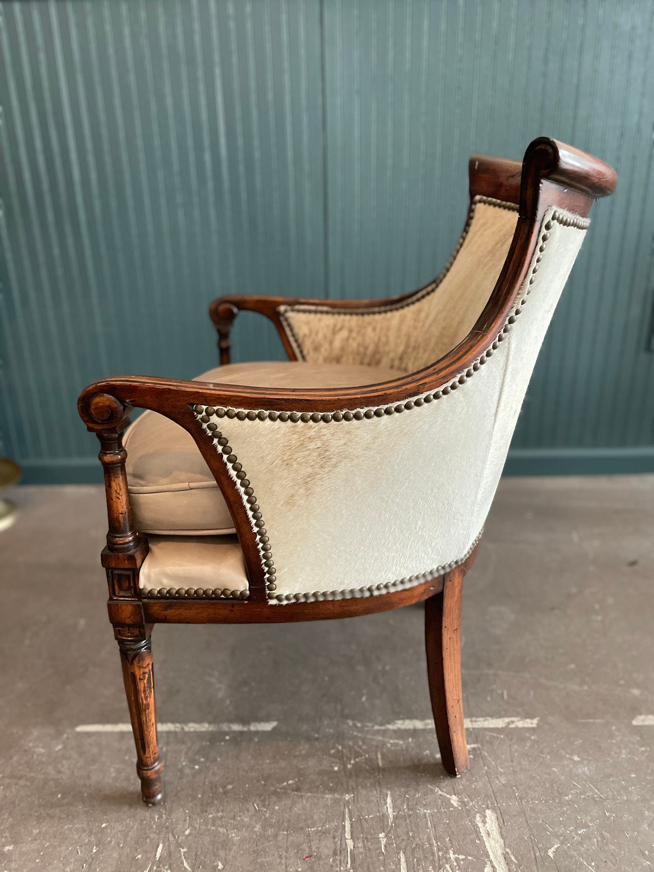 Antique Wooden Arm Chair Etsy