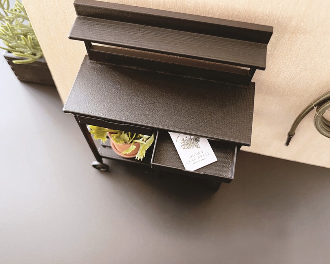 Dollhouse Garden Potting Table Kit 112 Scale Miniature DIY Etsy