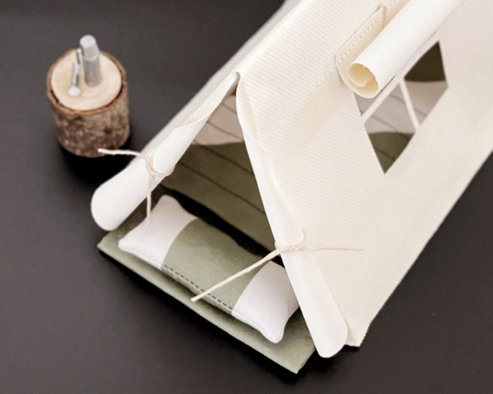 Doll House Accessories DIY Printable Mini Tent Template, Tent for Fairies and Dolls Fairy Garden ...