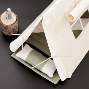 Doll House Accessories DIY Printable Mini Tent Template, Tent for Fairies and Dolls Fairy Garden ...