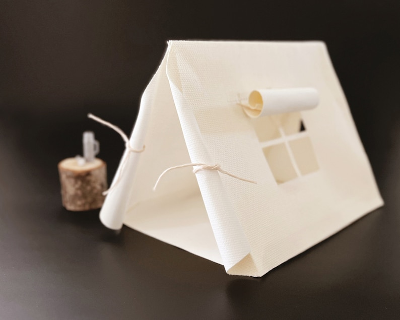 Doll House Accessories DIY Printable Mini Tent Template, Tent for Fairies and Dolls Fairy Garden ...