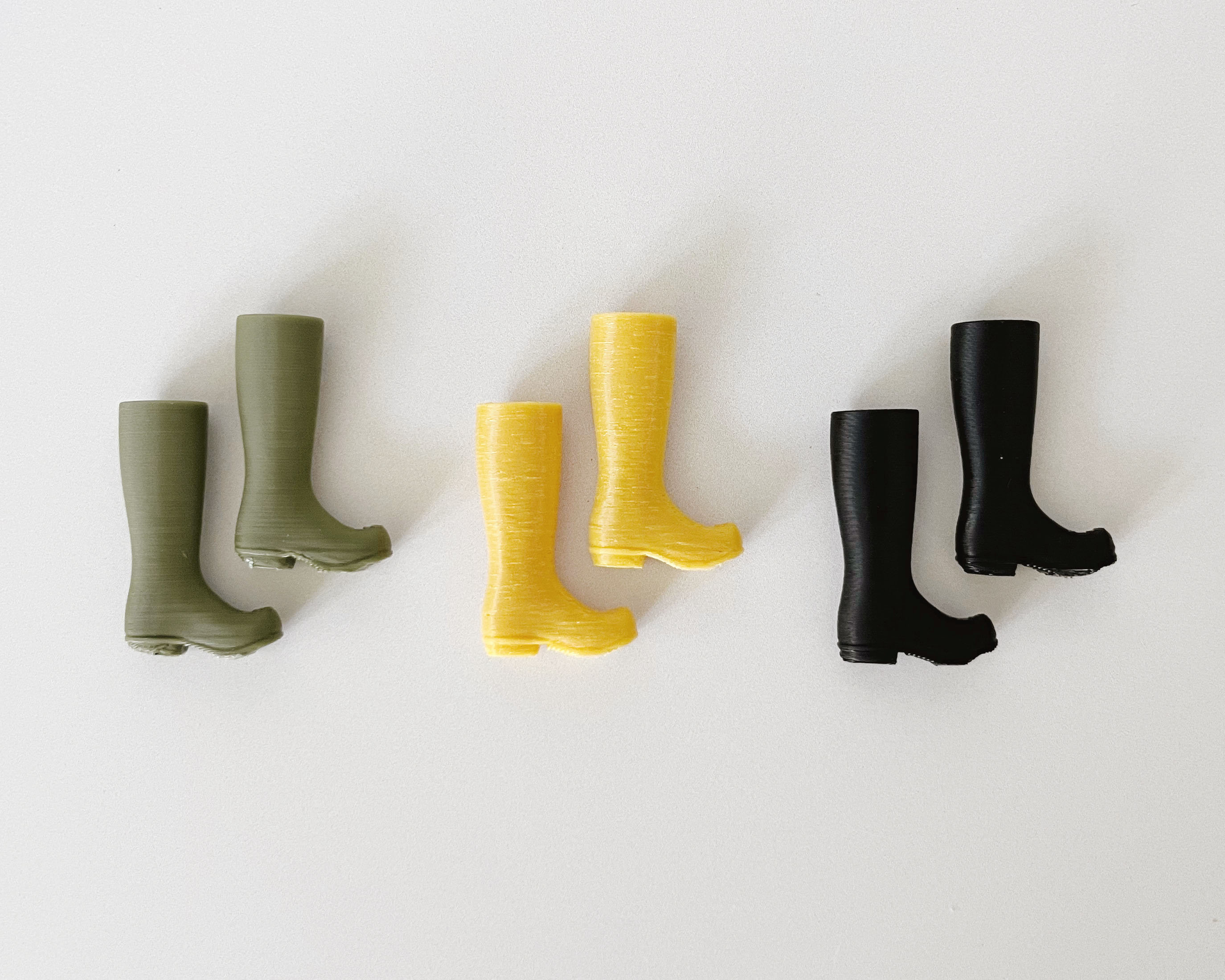 1/12 Puppenhaus Miniatur Regenstiefel Aus Gummi – Rot, Perfekt Für Garten- Und Hof-Dekoration