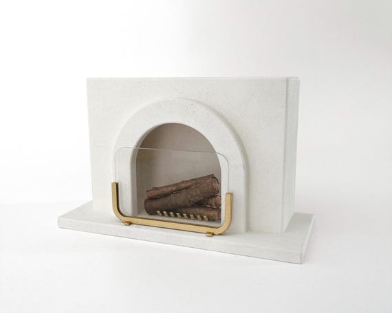 Melody Jane Puppenhaus Miniatur-Kamin – Viktorianischer Feuer-Schutz Aus Metall, Maßstab 1:12, 50x27x55 Mm