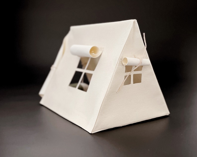 Doll House Accessories DIY Printable Mini Tent Template, Tent for Fairies and Dolls Fairy Garden ...